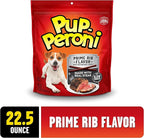 Pup-Peroni Dog Treats, Prime Rib Flavor, 22.5 Ounce, Made with Real Steak