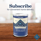 Blue Buffalo Homestyle Recipe Adult Wet Dog Food, Made with Natural Ingredients, Chicken Dinner With Garden Vegetables, 12.5-oz Can (Pack of 12)