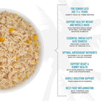 Tiki Cat Silver Variety Pack, Immune System Support Formulated for Older Cats Aged 11+, Senior Wet Cat Food, 2.4 oz. Can (12 Count)