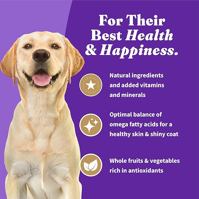 Halo Holistic Vegan Dog Food, Plant-Based Peanut Butter Recipe, Dry Dog Food, Complete Digestive Health, Kibble for Adult Dogs, 3.5 lb Bag