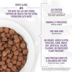 Tiki Cat Born Carnivore High Protein, Chicken, Herring & Salmon Meal, Grain-Free Baked Kibble to Maximize Nutrients, Dry Cat Food, 5.6 lbs. Bag