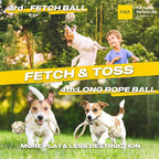 Fida Dog Rope Toys 4 Pack, Puppy Teething Sturdy Cotton Chew Tug Ropes Indoor/Outdoor, Exercise Interactive Tug O'War Toys Set for Boredom Small-Meidum Dogs