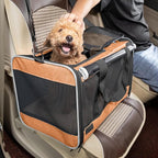 Dog Carry Bag for Puppy Pet Soft-Shell Portable Kennel Crate for 0-15 lbs Foldable Pomeranian Travel Cage Tea Cup Yorkie Carrier Purse Indoor Carrying Case Cat Supply Melon Tiny Dog Melon