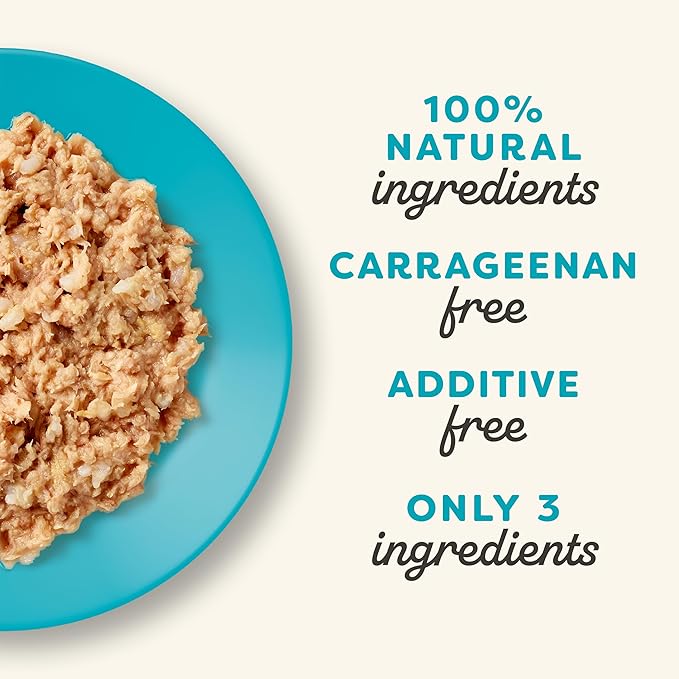 Applaws Natural Wet Kitten Food, Limited Ingredient, Grain-Free, Protein with No Artificial Additives, Tuna Fillet in Broth (6 x 2.47oz Cans)