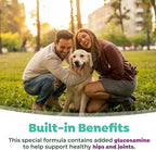 TropiClean Fresh Breath Water Additive for Dogs with Glucosamine, Hip and Joint Support for Dogs, Breath Freshener & Teeth Cleaning Solution, 16oz.