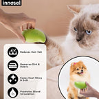 Cat Steam Brush for Shedding, Steamy Grooming Comb with Anti-Static Spray for Cats & Dogs, Gentle Defur Comb for Tangled & Loose Hair, Ergonomic Pet Mist Brush Design, Cepillo de Vapor para Gato Perro