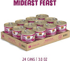 Weruva Classic Cat Food, Mideast Feast with Grilled Tilapia in Gravy, 3oz Can (Pack of 24)
