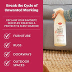 SKOUT'S HONOR Stop Marking! Preventative Spray for Dogs - Natural Lemongrass & Peppermint Oils - Eco-Friendly Training Aid, Alcohol-Free, Discourages Marking, 35oz