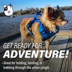 Doggie Design Venture Paw No Pull Dog Harness - Simple Adjustable Puppy Harness - Anti Pull Dog Collar for Walks and Outdoor Adventures - Mountain Lake, XS