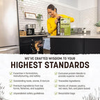 Earth Animal Wisdom Air Dried Dog Food | From The Seed Recipe Premium Natural Dog Food | Plant-Based | All Breeds & Ages | Made in The USA | 8 Pound Bag