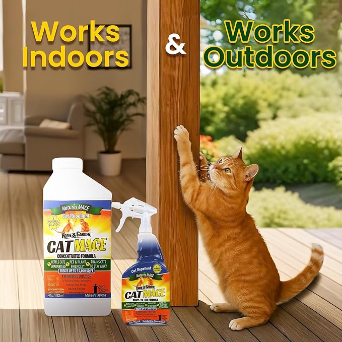 Nature's Mace Cat Repellent 40oz Concentrate