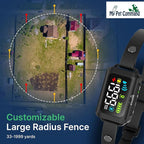 My Pet Command GPS Dog Collar Fence System New Generation Wireless Perimeter Fence for Dogs Containment System Boundary Easy Setup Outdoor Fence Waterproof Rechargeable with Training Whistle