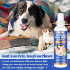 2PCS Bitter Apple Spray for Dogs to Stop Chewing, No Chew Spray for Dogs & Cats Protect Furniture Shoes Belongings, Dog Deterrent Training Aids Spray Natural No Alcohol & Trace