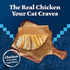 Blue Buffalo Wilderness High-Protein & Grain-Free Wet Cat Food Paté for Adult Cats 7+, Made with Natural Ingredients, Chicken Recipe, 3-oz. Cans (24 Count)