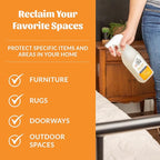 SKOUT'S HONOR Stay Off! Training Aid for Dogs - Natural Lemongrass & Peppermint Oils - Eco-Friendly Training Aid, Alcohol-Free, Naturally Deters, 28 oz