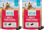 VetIQ 8-in-One Multifunctional Supplement for Dogs, Supports Hip & Joint, Urinary Tract, Immune System, Skin Health and Heart Health, Soft Chews, Made in The USA, 60 Count (Pack of 2)
