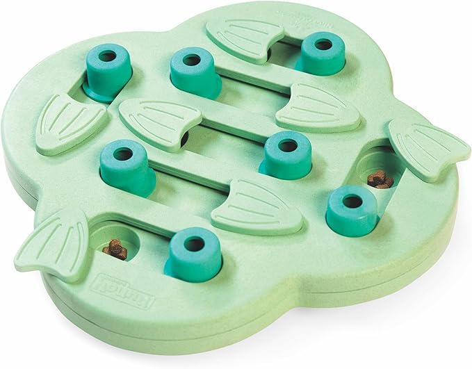 Outward Hound by Nina Ottosson Puppy Hide N' Slide Treat Puzzle Enrichment Dog Toy, Green