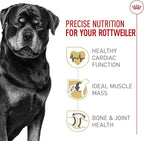 Royal Canin Rottweiler Adult Breed Specific Dry Dog Food, 30 lb bag