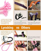 lynxking Dog Leash Slip Lead 5 6 8 FT Dog Training Leash Strong Heavy Duty Braided No Pull Training Lead Leashes for Small Medium Large Dogs