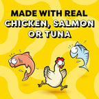 Temptations Creamy Puree Variety Pack of Squeezable Cat Treats, 0.42 oz. Tubes, 24 Count