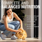 Feline Natural Wet Cat Food Pouch - Chicken & Lamb Feast, Grain-Free, Cage-Free & Grass-Fed, New Zealand Made, Single Serve Pate, 3oz, 12 Pack