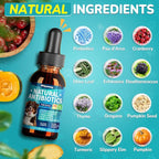 Antibiotics for Dogs | Natural Dog Antibiotics for Allergy Relief, Itch Relief, Coughs, Skin Health, Breath Treatment, Digestion | Herbal Supplement to Care for Ears, Eyes & Coat, 4 Fl Oz