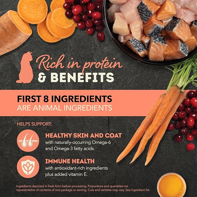 ACANA Chunks in Broth Wet Cat Food Salmon & Chicken Recipe 3oz Cans (12 Count)