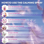 Calming Pheromone Spray & Scratch Repellent for Cats - Reduces Scratching Furniture, Pee - During Travel, Fireworks, Thunder, Vet Zone - Helps with Stress, Fighting, Hiding (1 pack 1.7 oz)