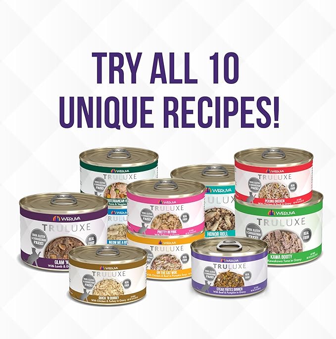 Weruva TruLuxe Cat Food, Kawa Booty with Kawakawa Tuna in Gravy, 6oz Can (Pack of 24)