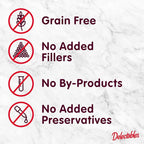 Hartz Delectables Lickable Treat Bisque Wet Cat Treat with Real Tuna & Salmon, Food Topper, Hydrating, Grain-Free, No Fillers, No by-Products, No Added Preservatives, 1.4oz Pouch, 12ct