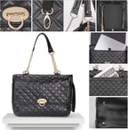 Fashion Pet Carrier Dogs Cat Small Animals Purse Bag, Leather Pet Carriers Dog Puppy Kitten Tote Travel Handbag TSA Airline-Approved