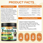 Cat Probiotics & FOS, Gut + Immune Support - 500 Chews Crunchy & Creamy Cheese Core, Probiotic for Digestive and Gut Health, Immunity, Constipation Relief for Cats Kittens - Chicken Shrimp