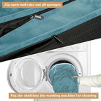 Comfort Expression Small Dog Beds Waterproof Cat Beds Orthopedic Foam Sofa Beds for Small Dogs Comfy Pet Bed with Washable Removable Cover & Non-Slip Bottom(XX-Small,Washed Blue)