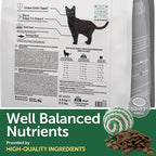 Nature's Protection Superior Care Dark Cats Grain Free Dry Cat Food with Herring, Adult All Breeds Dark Coated Cats, No Tear Stains, No Hairball 3.3 lb