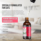 Ease for Cats - Natural Cat Hemp Oil for Mobility & Joint Support - Senior Cat Wellness Drops for Hip & Joint Comfort