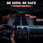 Light Up Dog Collar Rechargeable, LED Glow Collar in Dark with 3 Flash Mode for Outdoor Night Walking Visible Safe, Adjustable Waterproof Dog Light for Small Medium Large Breed, Red, L