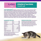 Wellness Complete Health Pate Kitten Wet Cat Food, Natural, Protein-Rich, Grain Free, 5.5 Ounce, 24 Pack, (Whitefish & Tuna)
