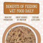 Weruva Cats in The Kitchen, Fowl Ball with Chicken & Turkey Au Jus Cat Food, 3.2oz Can (Pack of 24)