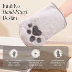 Cat Rinse-Free Shampoo & Conditioner with Bath Mitt – Sensitive Skin, Stress & Itch Relief Leave-In Cleanse Serum – 98.65% Naturally Derived, Gentle Cleanse, Hydrate & Deodorize – 8 x 10ml