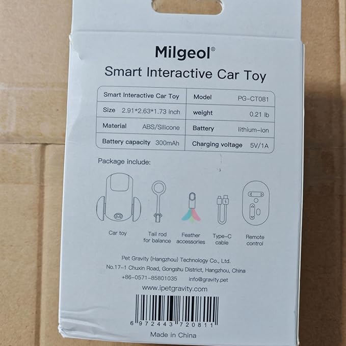 Turbo Tail 3.0 Interactive Cat Toy - Smart Remote Control Electric Mouse with Feathers, 3 Play Modes (Smart/Manual/Standby), Auto Obstacle Avoidance, Type-C, 8H Playtime - Blue (2PCS)