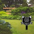 12 inch Metal Cat Memorial Grave Markers for Cats Cemetery Headstones Decorations Grave Pets Cemetery Headstones Ornaments Markers Headstone Pet Stake Graveside Sign Black Sympathy Garden Stake Decor