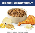 Hill's Science Diet Indoor, Senior Adult 7+, Easy Litter Box Cleanup, Dry Cat Food, Chicken Recipe, 15.5 lb Bag