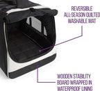 Sherpa Forma Frame Crash-Tested Travel Pet Carrier - Black, Extra Large