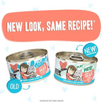 Weruva B.F.F. Play - Best Feline Friend Paté Lovers, Aw Yeah!, Salmon & Tuna Tuck Me in with Salmon & Tuna, 2.8oz Can (Pack of 12)