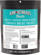 Northwest Naturals Raw Rewards Freeze-Dried Chicken Breast Treats for Dogs and Cats - Bite-Sized Pieces - Healthy, 1 Ingredient, Human Grade Pet Food, All Natural, Proudly Made in USA, 10 Oz