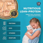 Wet Cat Food Canned Mackerel and Sardine Cutlets in Gravy, Every Catch is Mercury Tested, Moist Can Fish for Cats, Grain-Free, Protein, Non-GMO, Pack of 12