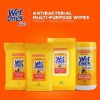 Wet Ones for Pets Multi-Purpose Dog Wipes with Aloe Vera Dog Wipes for All Dogs in Tropical Splash Wipes for Dog Paws & All Over Use (Pack of 12,1200 Count Total)