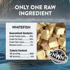Northwest Naturals Raw Rewards Freeze-Dried Whitefish Treats for Dogs and Cats - Bite-Sized Pieces - Healthy, 1 Ingredient, Human Grade Pet Food, All Natural, Proudly Made in USA, 2.5 Oz (Pack of 3)