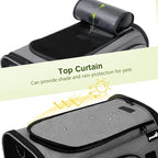 Pecute Expandable Cat Carrier, Soft Side Pet Carrier with Seat Belt, Dog Carriers for Small Dogs, Portable & Foldable Cat Bag Carrier Great for Travel, Outdoor, Hiking, Camping