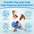 Interactive Dog Toys Octopus, 4 Pack Squeaky Hide And Seek Large Dog Toys to Keep Them Busy, Tough Plush Chew Toy, Tug of War Doggie Toy for Small,Medium and Large Breeds, Puppy Toys Puzzle